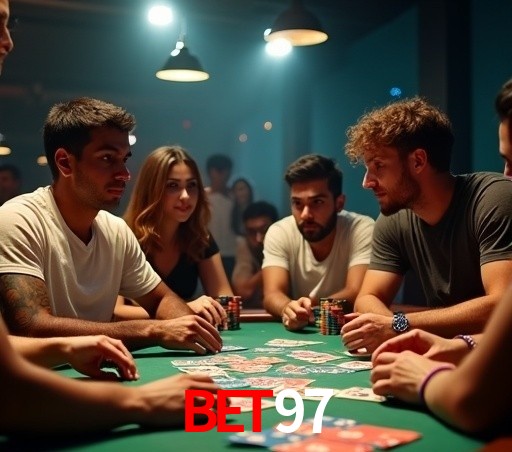 Interface moderna da plataforma bet97